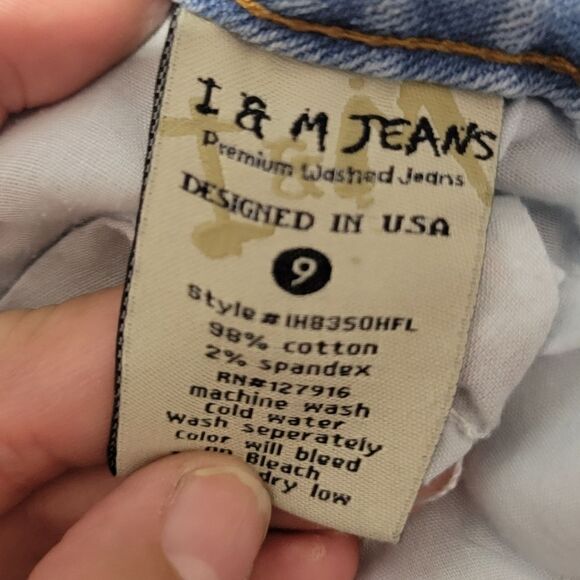 I&M cropped high waisted frayed jeans - Picture 10 of 12